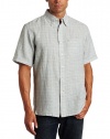 IZOD Men's Short Sleeve Linen Blend Polo