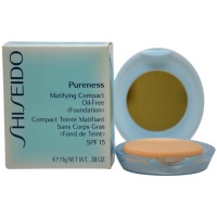 Shiseido Pureness Matifying Compact Oil Free Foundation for Women, 5 Ounce