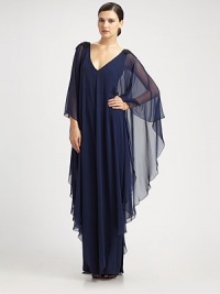 This dramatic, elegant design features a sheer caftan-style overlay embellished with beaded shoulders.V neckline Beaded shoulders Sheer caftan-style overlay Concealed back zip Silk lining About 38 from natural waist Silk Dry clean ImportedModel shown is 5'9 (175cm) wearing US size 4. This dramatic, elegant design features a sheer caftan-style overlay embellished with beaded shoulders.V neckline Beaded shoulders Sheer caftan-style overlay Concealed back zip Silk lining About 38 from natural waist Silk Dry clean ImportedModel shown is 5'9 (175cm) wearing US size 4.