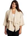 Karen Kane Women's Plus-Size Drape Jacket