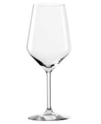 Rediscover your favorite vintage with Stolzle. Crystal wine glasses with a shape designed to balance flavors and enhance the bouquet bring out the best in every wine. Boasting exceptional durability, this innovative stemware is also break resistant and dishwasher safe. Rediscover your favorite vintage with Stolzle. Crystal wine glasses with a shape designed to balance flavors and enhance the bouquet bring out the best in every wine. Boasting exceptional durability, this innovative stemware is also break resistant and dishwasher safe.