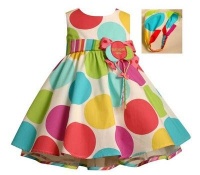 Bonnie Jean Baby Girls Polka Dot Balloon Birthday Dress , Multi , 12M Bonnie Jean Baby Girls Polka Dot Balloon Birthday Dress , Multi , 12M