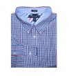 Tommy Hilfiger Men Slim Fit Plaid Striped Shirt