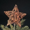 Kurt Adler 10-Light Rattan Natural Star Treetop