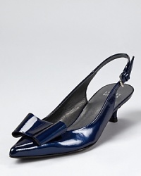 In luminescent navy, these subtly-metallic kitten heels from Stuart Weitzman offer sophisticated style in a unique hue. Dress them up with diamonds or down with denim. In luminescent navy, these subtly-metallic kitten heels from Stuart Weitzman offer sophisticated style in a unique hue. Dress them up with diamonds or down with denim.