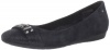 Rockport Women's Faye Studded Ballet Flat,Black,6.5 M US