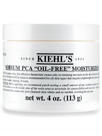 Sodium PCA Oil-Free Moisturizer, a light, yet effective facial gel cream moisturizer for normal-to-oily, oily and very oily skin types. Aids in retaining moisture on the skin without the addition of extra oils. Suitable for blemish-prone skin. Sodium PCA Oil-Free Moisturizer, a light, yet effective facial gel cream moisturizer for normal-to-oily, oily and very oily skin types. Aids in retaining moisture on the skin without the addition of extra oils. Suitable for blemish-prone skin.