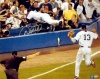 Derek Jeter autographed photo 16x20 (Steiner Sports Hologram -Head First Dive into the Yankee Stadium stands)
