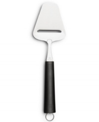 You're all smiles with this cheese plane-it's an easy slice and dice with this high-carbon stainless steel tool, which delivers precision, ease and strength straight into your space. Lifetime warranty. You're all smiles with this cheese plane-it's an easy slice and dice with this high-carbon stainless steel tool, which delivers precision, ease and strength straight into your space. Lifetime warranty.