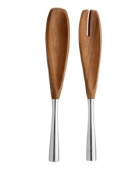 With radiant aluminum handles contrasting rich acacia wood, these servers from Dansk's serveware toss salads, plate pasta and make absolutely everything look like a work of art. Great for casual entertaining! With radiant aluminum handles contrasting rich acacia wood, these servers from Dansk's serveware toss salads, plate pasta and make absolutely everything look like a work of art. Great for casual entertaining!