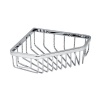 Gatco 1499 8 Inch Shower or Tub Corner Basket, Chrome