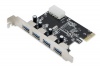 Syba Four Port USB 3.0 PCI-Express x1 Controller Card (SD-PEX20133)