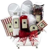 Art of Appreciation Gift Baskets White Mulberry Bathtub Spa Bath and Body Set Art of Appreciation Gift Baskets White Mulberry Bathtub Spa Bath and Body Set