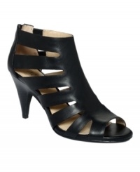 Break out of a style rut by locking down in the Gili sandals by INC International Concepts. A caged silhouette with a peep toe makes these sandals ready to own the night. Break out of a style rut by locking down in the Gili sandals by INC International Concepts. A caged silhouette with a peep toe makes these sandals ready to own the night.
