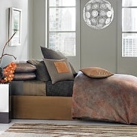 Corrugated Stripe Sheeting in Camel. Evenly printed dashed create an all-over texture stripe. Vat-dyed and printed. Flat sheets and pillowcases are finished with a 1 self trim. Corrugated Stripe Sheeting in Camel. Evenly printed dashed create an all-over texture stripe. Vat-dyed and printed. Flat sheets and pillowcases are finished with a 1 self trim.