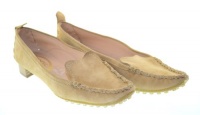 TOD'S Women`s Casper Loafer Stitching Beige Suede Loafers Sz 37 0C207 TOD'S Women`s Casper Loafer Stitching Beige Suede Loafers Sz 37 0C207