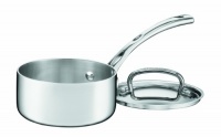Cuisinart FCT19-14 French Classic Tri-Ply Stainless 1-Quart Saucepan with Cover Cuisinart FCT19-14 French Classic Tri-Ply Stainless 1-Quart Saucepan with Cover