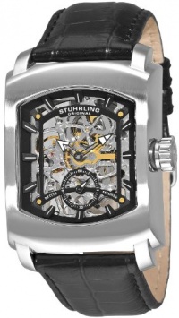 Stuhrling Original Men's 317.33151 Classic Metropolis Midtown Banker Mechanical Skeleton Black Watch Stuhrling Original Men's 317.33151 Classic Metropolis Midtown Banker Mechanical Skeleton Black Watch