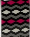 MILLY Diamond Zig Zag Iphone Case,Shocking Pink,One Size