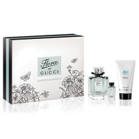 Gucci Flora Glamorous Magnolia for Women Gift Set (Eau de Toilette Spray 1.6 Ounce, Eau de Toilette Splash 0.16 Ounce, Body lotion) Gucci Flora Glamorous Magnolia for Women Gift Set (Eau de Toilette Spray 1.6 Ounce, Eau de Toilette Splash 0.16 Ounce, Body lotion)