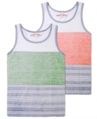 With a cool, washed-out graphic, this tank from Retrofit has a vintage style you'll dig. With a cool, washed-out graphic, this tank from Retrofit has a vintage style you'll dig.