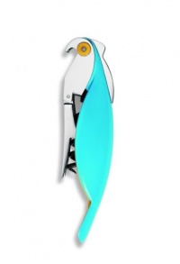 A di Alessi Parrot Sommelier-Style Corkscrew, Blue