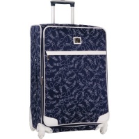 Diane Von Furstenberg Luggage Color On The Go 28 Inch Expandable Spinner, Navy/White, One Size Diane Von Furstenberg Luggage Color On The Go 28 Inch Expandable Spinner, Navy/White, One Size