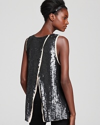 It's time to shine and nothing says glamour better than this Parker sequin tank designed with criss-cross back. Impress upon entrance and exit-and always leave them wanting more...style. It's time to shine and nothing says glamour better than this Parker sequin tank designed with criss-cross back. Impress upon entrance and exit-and always leave them wanting more...style.