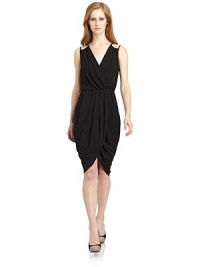 THE LOOKSheer mesh panel, shouldersSurplice V-neckDraping, alloverOpen back with hook-and-eye closureTHE FITAbout 42 from shoulder to hemTHE MATERIALViscoseSilk liningCARE & ORIGINDry cleanImportedModel shown is 5'9 (175cm) wearing US size 4. THE LOOKSheer mesh panel, shouldersSurplice V-neckDraping, alloverOpen back with hook-and-eye closureTHE FITAbout 42 from shoulder to hemTHE MATERIALViscoseSilk liningCARE & ORIGINDry cleanImportedModel shown is 5'9 (175cm) wearing US size 4.