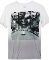 Takin' it to the streets. This graphic t-shirt from Kenneth Cole New York raises your casual game.