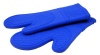 Kitchen Elements Ultra-flex Blue Silicone Padded Mitts, 2-Pack