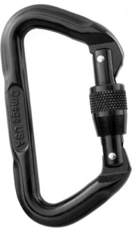 Omega Pacific D Screw-Lok, Black Omega Pacific D Screw-Lok, Black