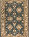 Momeni Persian Garden Teal Blue Traditional 8' x 10' Rug PG-01