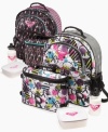 She can perfect her beach-bunny look with our Bunny Backpack. Embellished with a bright allover print and Roxy logo heart, this adorable backpack features a detachable cooler lunchbox with matching logo heart.