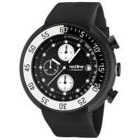 red line Men's 50038-BB-01-WBBZ Driver Chronograph Black Dial Black Silicone Watch red line Men's 50038-BB-01-WBBZ Driver Chronograph Black Dial Black Silicone Watch