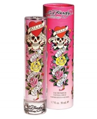 The brilliant, almost blinding scent of the Ed Hardy tattoo artinspired this super vibrant and sexy fragrance. An explosion of fruits opens the accent including Tropical Mango, Wild Strawberries and Ruby Red Grapefruit vintage floralcy with a Rock'n Roll Edge brings a dark eeriness including Black Freesia. This contrast of floralcy merges into a background of Hot Skin and Warm Soulful Amber. It is a delicious and very addictive fragrance statement.