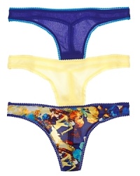 A sexy sheer mesh hip g with contrast lace trim from OnGossamer. A sexy sheer mesh hip g with contrast lace trim from OnGossamer.