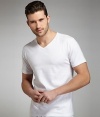 Genuine Cotton V-Neck T-Shirt 3-Pack