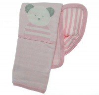 First Impressions Bear Blanket Pink First Impressions Bear Blanket Pink