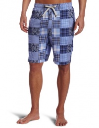 Nautica Men's Blue Sky Patchwork Knit Short Nautica Men's Blue Sky Patchwork Knit Short