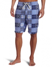 Nautica Men's Blue Sky Patchwork Knit Short