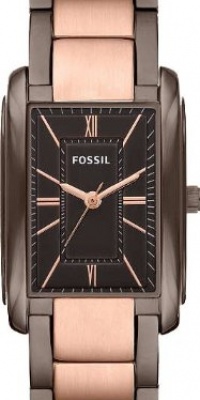 Fossil Adele Stainless Steel Watch - Brown and Rose Fossil Adele Stainless Steel Watch - Brown and Rose
