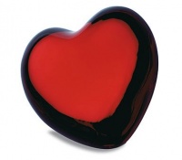 Baccarat, Cupid Puffed Heart, Red Baccarat, Cupid Puffed Heart, Red