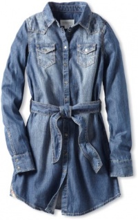 Diesel Girls 7-16 Daigis Denim Shirt Dress, Indigo, X-Large Diesel Girls 7-16 Daigis Denim Shirt Dress, Indigo, X-Large