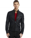 Rev up your winter look with this sexy Kenneth Cole Reaction moto jacket.