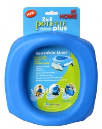 Kalencom Potette Plus At Home Reusable Liners, Blue Kalencom Potette Plus At Home Reusable Liners, Blue