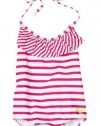 Roxy Kids Girls 7-16 Ruffle One Piece Swinsuit