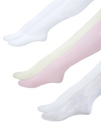 Just because it's cold out, doesn't mean you have to leave all those pretty dresses in the back of the closet. This Greendog tights two-pack makes getting her dressed up easy and fun. Just because it's cold out, doesn't mean you have to leave all those pretty dresses in the back of the closet. This Greendog tights two-pack makes getting her dressed up easy and fun.