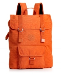 Put a pop of bright color into your workaday wardrobe with this nylon backpack from Kipling. Outfitted with plenty of pockets, the durable design carries all your essentials from school books to stilettos. Put a pop of bright color into your workaday wardrobe with this nylon backpack from Kipling. Outfitted with plenty of pockets, the durable design carries all your essentials from school books to stilettos.