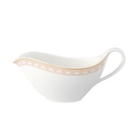 The Samarkand bone china collection by Villeroy & Boch combines stylish, exotic elements with timeless elegance. Precious golden bands and chains decorate this pure white bone china pattern. Warm ivory tones add a harmonious touch. Mix and match with coordinating Mosaic-designed pieces for a look that is truly your own. The Samarkand bone china collection by Villeroy & Boch combines stylish, exotic elements with timeless elegance. Precious golden bands and chains decorate this pure white bone china pattern. Warm ivory tones add a harmonious touch. Mix and match with coordinating Mosaic-designed pieces for a look that is truly your own.